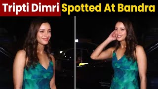Tripti Dimri Spotted At Bandra