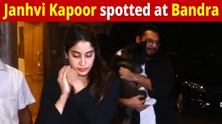 Janhvi Kapoor spotted at Bandra