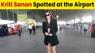Kriti Sanon spotted at the airport
