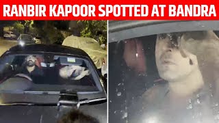 Ranbir Kapoor Spotted At Bandra, Visuals