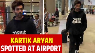 Kartik Aryan Spotted At Airport