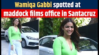 Wamiqa Gabbi spotted at maddock films office in Santacruz
