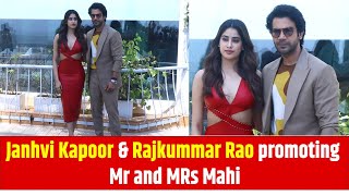 Janhvi Kapoor & Rajkummar Rao promoting Mr and MRs Mahi