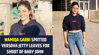 Wamiqa Gabbi Spotted Versova Jetty leaves For shoot of baby John