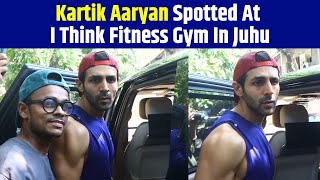 Kartik Aaryan Spotted At I Think Fitness Gym In Juhu
