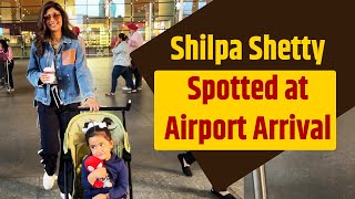 Shilpa Shetty Spotted at airport arrival
