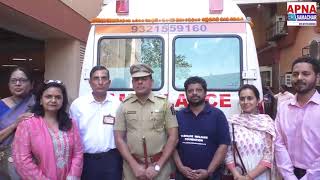 Yashlok Foundation & Bhaktivedanta's Ambulance Inauguration By Police Commissioner Prakash Gaikwad