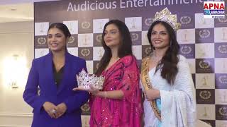 Divya Agrawal and Audrey D’Silva Unveil The Crown and The New Season Of Audicious Mrs.India