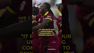 Cricket West Indies leads the way with a commitment to gender pay equity.