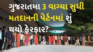 ગુજરાતમા 3 વાગ્યા સુધી મતદાનની પેર્ટનમાં શું થયો ફેરફાર? #Gujarat #Politics #LoksabhaElection2024