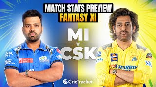 MI vs CSK | IPL 2024 | Match Preview and Stats | Fantasy 11 | Crictracker