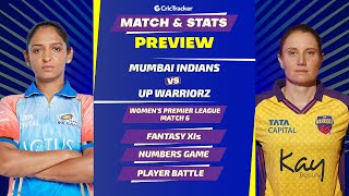Mumbai Indians vs UP Warriorz |  Match Stats Preview | Playing 11 | Crictracker