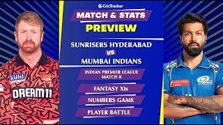 SRH VS MI | IPL 2024 | Match Preview and Stats | Fantasy 11 | Crictracker