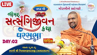 LIVE || Ghar Sabha 1476 || Pu Nityaswarupdasji Swami || Morbi, Gujarat