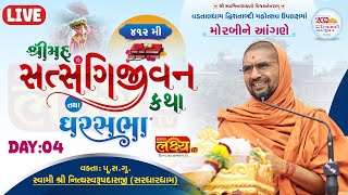 LIVE || Ghar Sabha 1478 || Pu Nityaswarupdasji Swami || Morbi, Gujarat