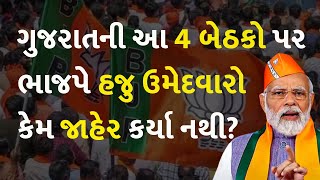 ગુજરાતની આ 4 બેઠકો પર ભાજપે હજુ ઉમેદવારો કેમ જાહેર કર્યા નથી?  #Gujarat #BJP #LokSabhaElection2024