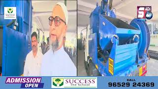 Asaduddin Owaisi allotted Rs 45 Lakhs from His MP Lads Scheme for the Mini Sewerage Cleaning Vehicle