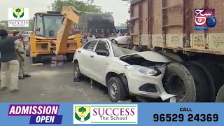 Car Accdient Me Gayi Ek Shaks Ki Jaan at LB Nagar | Hyderabad | SACHNEWS |