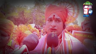 BJP's K Madhavi Latha Ke Choothe Paseene Ek Reporter Ke Sawalo Par | Hyderabad | SACHNEWS |