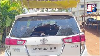Narasaraopet TDP MP Candidate Ke Convoy Par Hua Attack - Lavu Sri Krishna Devarayalu | SACHNEWS |
