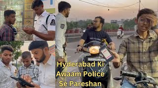 Hyderabad Me Badte Traffic Challanat Se Awam Hai Pareshan | SACHNEWS |