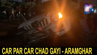 Car Pe Car Chadne Ka Waqiya - Aramghar, Pillar No. 288, Hyd | SACHNEWS |