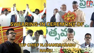 N Chandra Babu Naidu Ne Aaj Andhra Pradesh Ke CM Ki Haisiyat Se Shapat Leli - Vijayawada | SACHNEWS