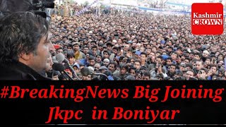 People's Conference Held A Massive Public Gathering in Boniyar.