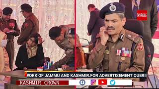 DGP's public grievance programme at Baramulla today