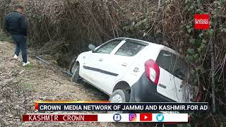 Alto car accident in srinagar