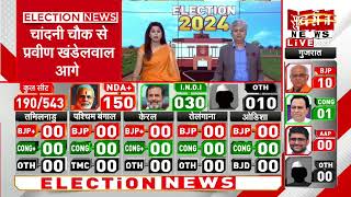 Lok Sabha Election Results 2024 Updates:शुरुआती रुझानों में NDA 150 सीटों पर आगे l