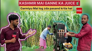 Sweet Relief: Kashmir Welcomes Sugarcane Juice to Beat the Heat