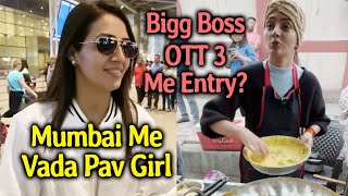 Mumbai Airport Par Spot Hui Vada Pav Girl, Bigg Boss OTT 3 Me Lengi Entry? | Chandrika Dixit