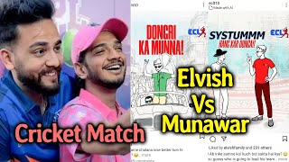 Elvish Yadav Vs Munawar Faruqui, Cricket Match Once Again