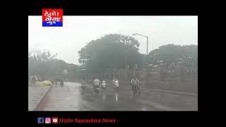 જામનગરના ટાઉન હોલ લખોટા તળાવમાં સીઝનનો પહેલો વરસાદ વરસ્યો