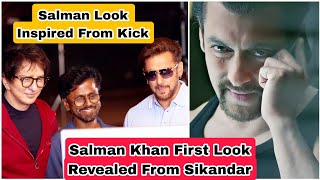 Salman Khan First Look Revealed From Sikandar Movie Which Is Similar To His KICK Movie Look