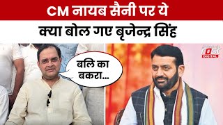 Haryana Politics: Brijendra Singh ने CM Saini पर कसा तंज, बोले 'BJP बलि का बकरा बना रही'