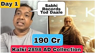 Kalki 2898 AD Box Office Collection Day 1 In Hindi Version And Worldwide