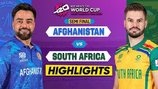 टी 20 वर्ल्ड कप 2024 अफगानिस्तान को हरा कर साउथ अफ्रीका ने रचा इतिहास #southafrica #afganistan