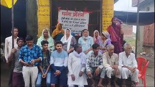 अमरोहा के हसनपुर में शराब की दुकान बंद कराने को लेकर धरना जारी