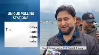 Unique polling stations! One of the polling stations in #Srinagar was set up for only three voters.