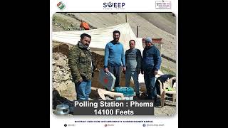 Polling parties reaching remote polling stations in Kargil, Ladakh