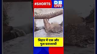 बिहार में एक और पुल धराशायी #shorts #ytshorts #shortsvideo #dblive #breakingnews #bihar #pmmodi