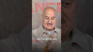 Anupam Kher recalls his earlier days and living on the railway platform for 27 days. #shorts