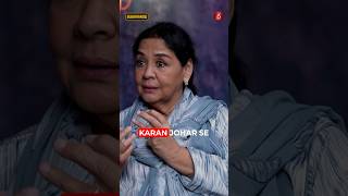 #faridajalal on #karanjohar not giving her work in recent years #youtubeshorts