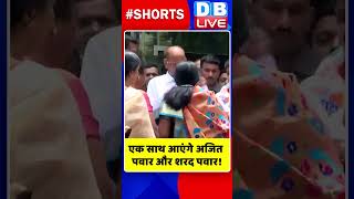 एक साथ आएंगे अजित पवार और शरद पवार #shorts #ytshorts #shortsvideos #dblive #breaking #maharashtra