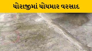 Rajkot : ધોરાજીમાં વીજળીના કડાકા ભડાકા સાથે ધોધમાર વરસાદ | MantavyaNews