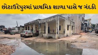 Chhotaudepur : બોડેલીના અલીપુરાની પ્રાથમિક શાળા પાસે ગંદકી | MantavyaNews