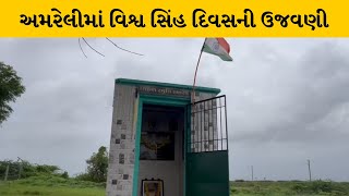 Amreli : ભેરાઈ ગામ નજીક સિંહ સ્મારક મંદિરમાં વિશ્વ સિંહ દિવસની અનોખી ઉજવણી | MantavyaNews