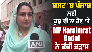 Budget 'ਚ Punjab ਲਈ ਕੁਝ ਵੀ ਨਾ ਹੋਣ 'ਤੇ MP Harsimrat Badal ਨੇ ਕੱਢੀ ਭੜਾਸ